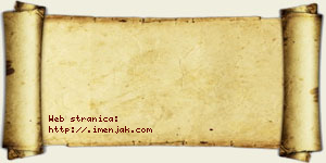 Danica Ognjanović vizit kartica